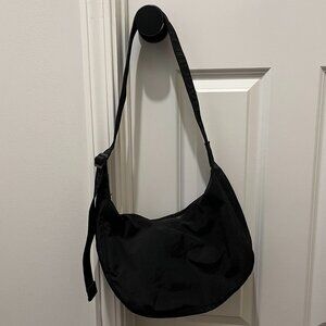 Baggu Medium Nylon Crescent Bag - Black
